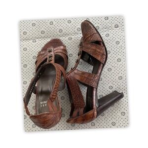 Stuart Weitzman Strappy Sandals With Heels, 7M, FW36039